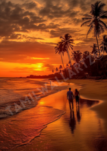 Load image into Gallery viewer, Together at Dusk: Love at Sunset