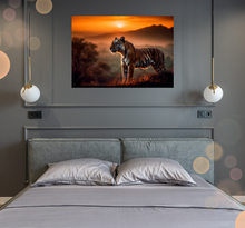 Load image into Gallery viewer, Striped majesty: A tiger's sunset II