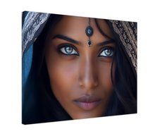 Load image into Gallery viewer, Bright eyes of diversity: The beauty of a brown girl
