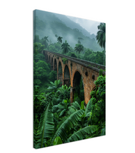 Load image into Gallery viewer, In the Middle of the jungle: The abandoned bridge