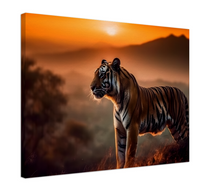 Load image into Gallery viewer, Striped majesty: A tiger&#39;s sunset II
