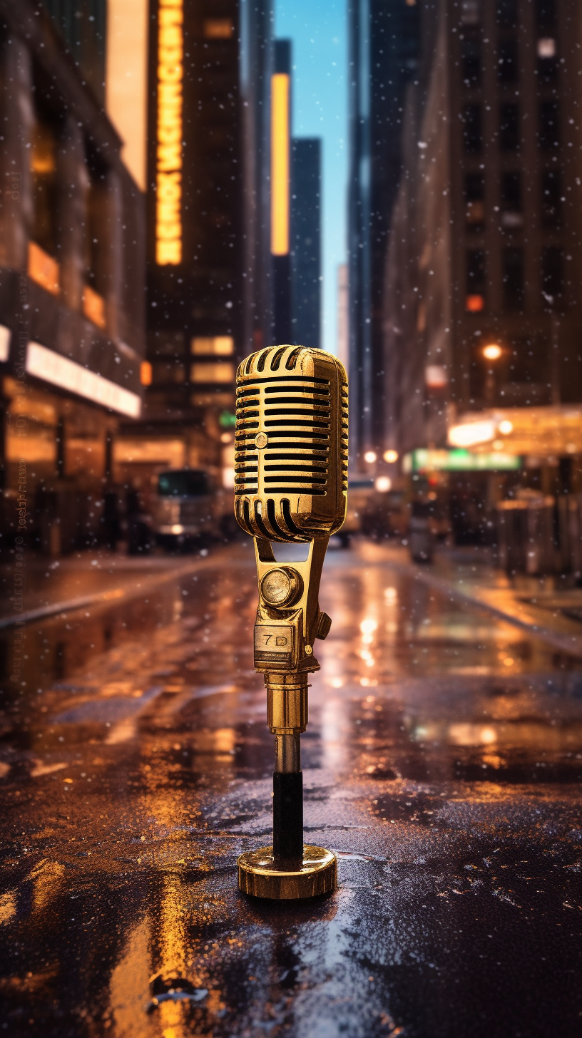 The hidden stage: The street's golden microphone